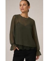 Vero Moda Lalie Lace Top | Army