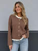 Smash + Tess Lacy Cardigan | Brown