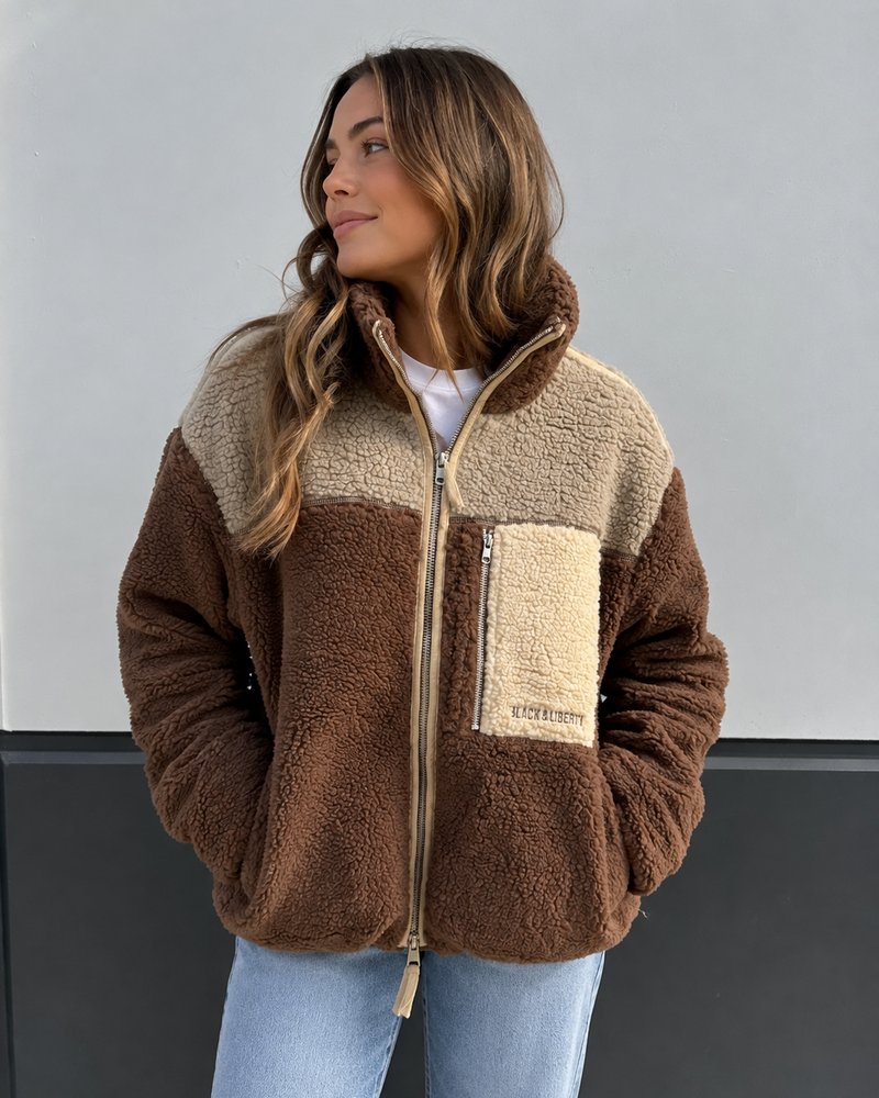 Black & Liberty Alpine Fleece Jacket | Espresso