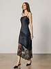 Midnight Asymmetrical Lace Dress