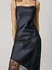 Midnight Asymmetrical Lace Dress