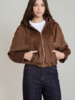 Fenie Faux Suede Bomber