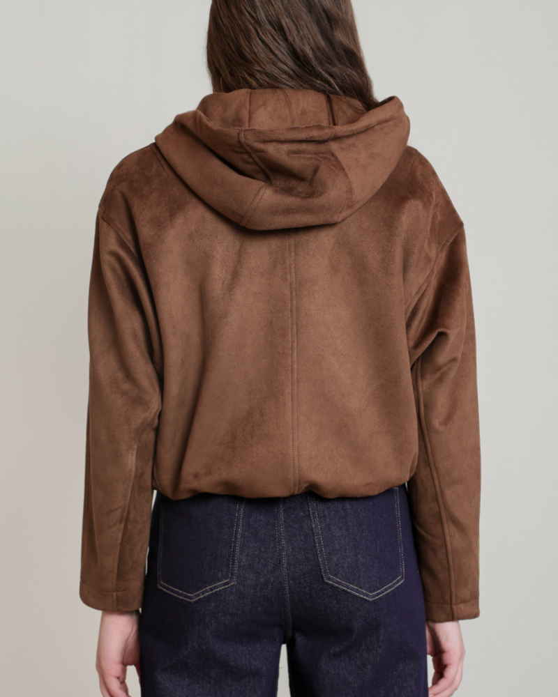 Fenie Faux Suede Bomber