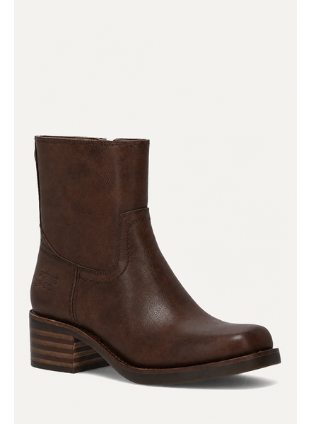 Frye and Co. Miranda Low Zip | Walnut