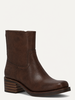 Frye and Co. Miranda Low Zip | Walnut