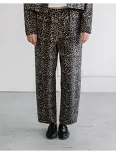 Leopard Barrel Twill Jogger