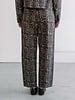 Leopard Barrel Twill Jogger