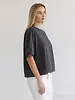 Boxy Tee | Washed Black