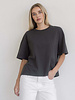 Boxy Tee | Washed Black