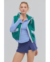 Free People Sky High Fleece Vest | Green