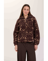Flower Power Sherpa | Brown