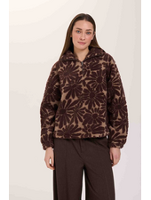 Flower Power Sherpa | Brown