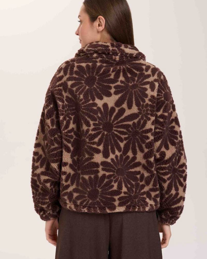 Flower Power Sherpa | Brown