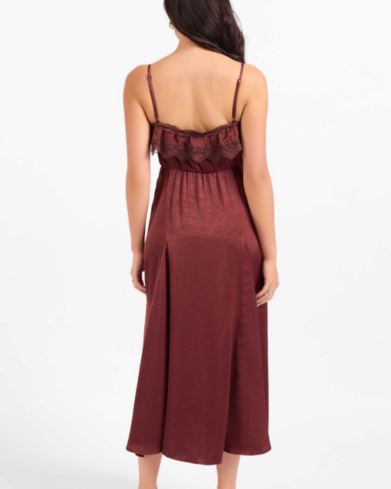 Kara Lace Trim Dress