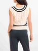 Novel Sweater Vest | Green Stripe