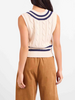 Novel Sweater Vest | Blue Stripe