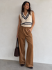 Novel Sweater Vest | Blue Stripe