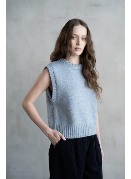 Sonnie Sweater Vest | Sky Blue