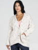 Mixed Yarn Relaxed Fit Cardigan | Speckled