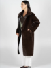 Reversible Long Fur Jacket | Espresso