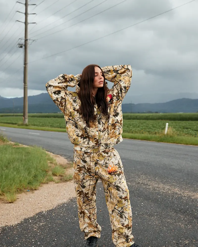 Sabbi The Lucky Duck Camo Zip Hoodie