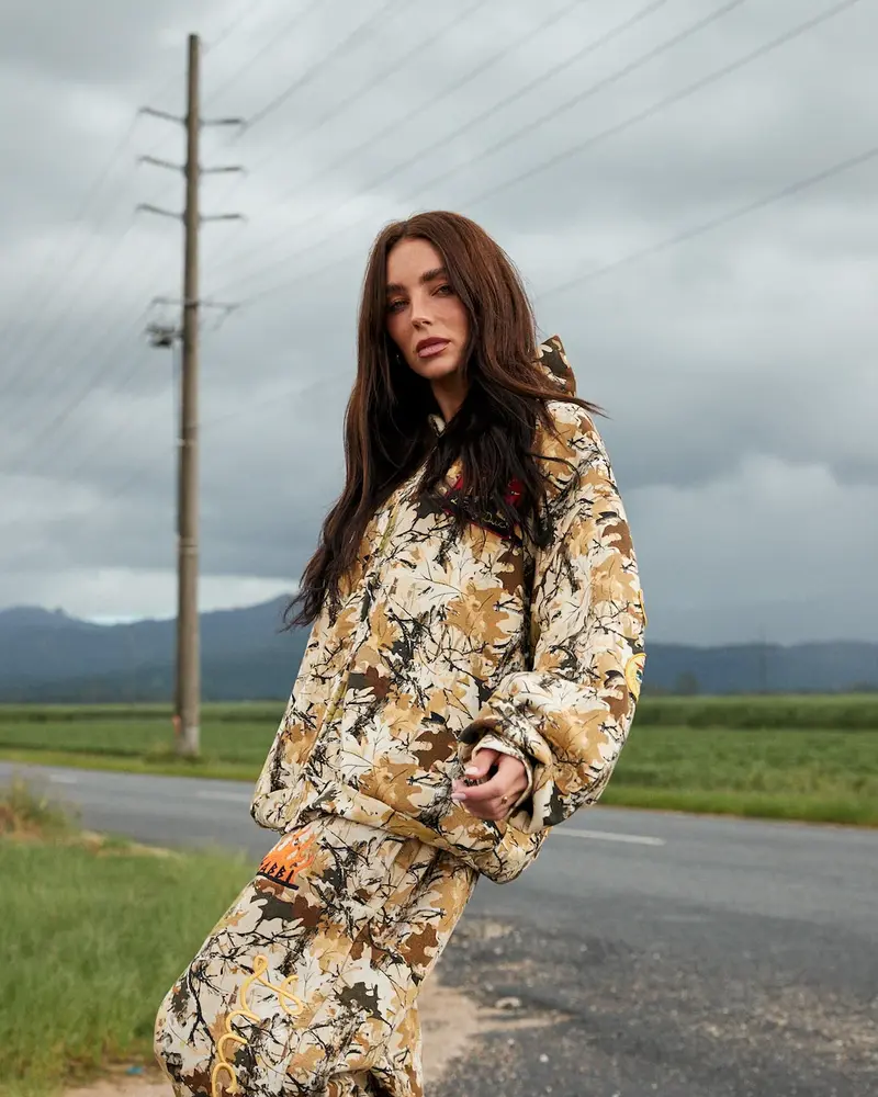 Sabbi The Lucky Duck Camo Zip Hoodie