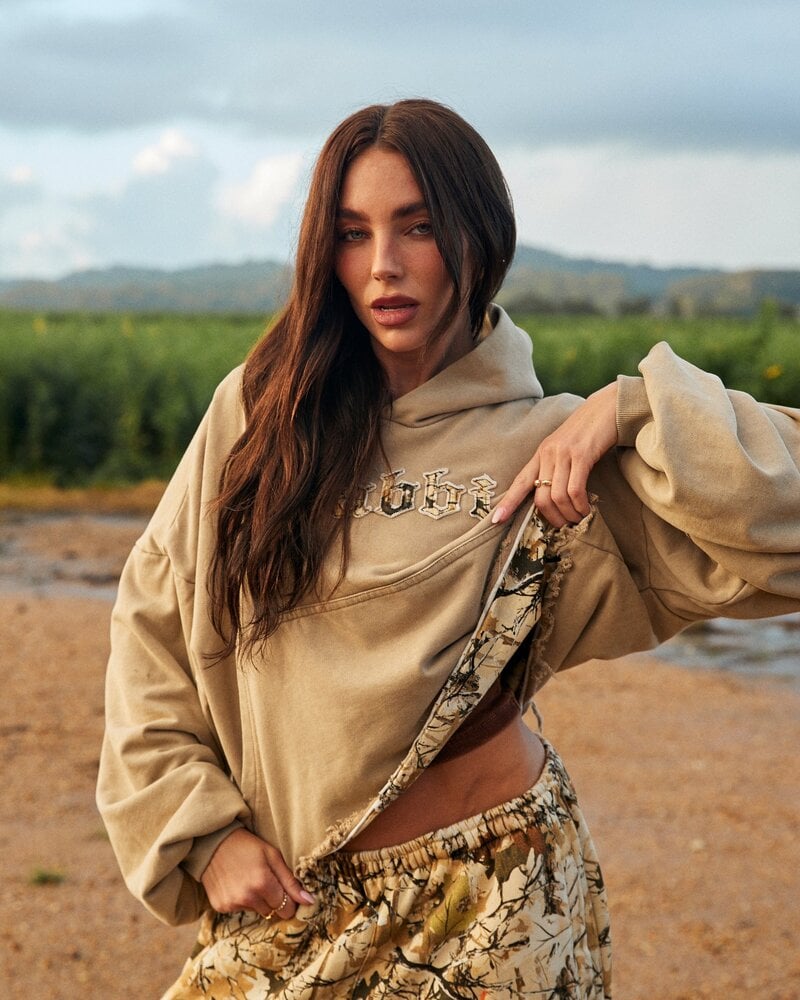 Sabbi The Trees Company Crop Hoodie