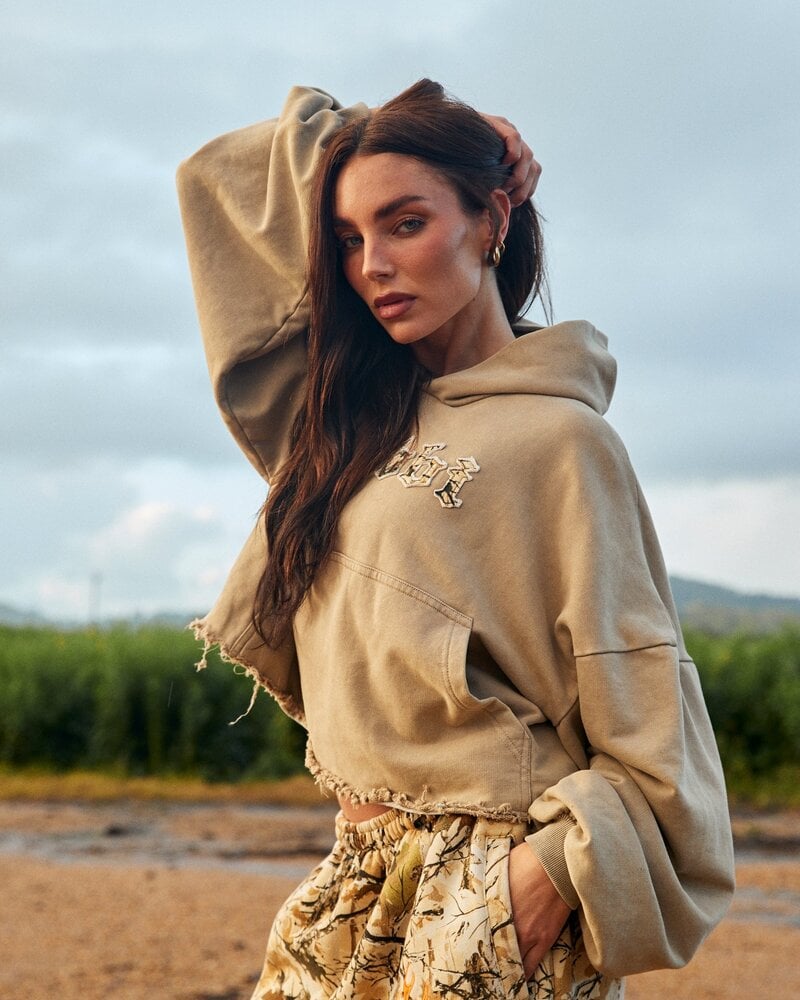Sabbi The Trees Company Crop Hoodie