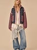 Patchwork Quilted Bomber | Rose