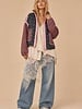 Patchwork Quilted Bomber | Rose