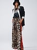 Q2 Wild Side Leopard Pants | Red Stripe