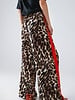 Q2 Wild Side Leopard Pants | Red Stripe