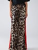 Q2 Wild Side Leopard Pants | Red Stripe