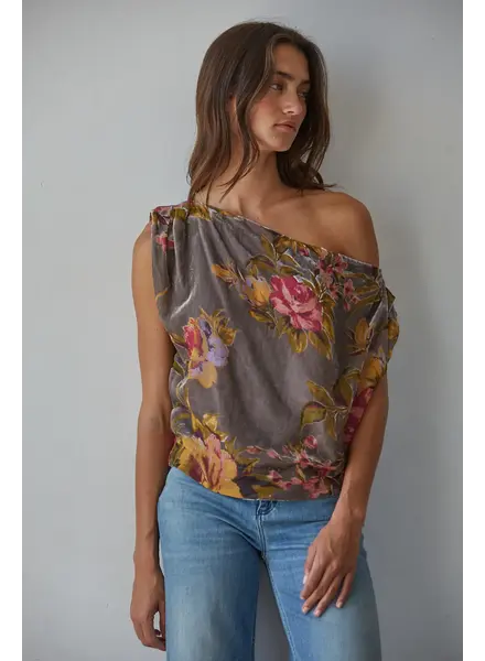 Fennie Asymmetrical Off Shoulder Top