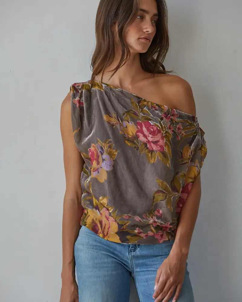 Fennie Asymmetrical Off Shoulder Top