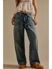 Free People Moxie Low-Slung Jeans | Endless Blue