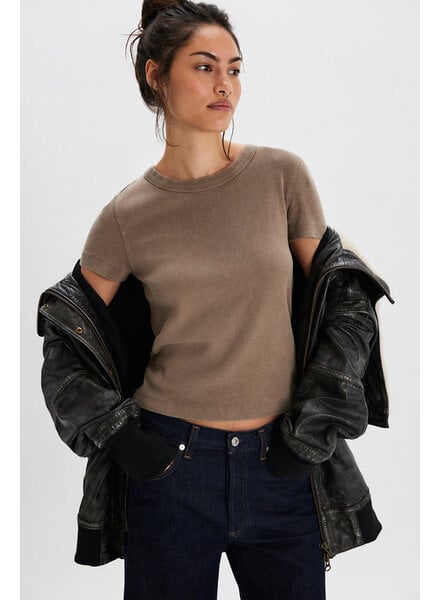 Free People Atlas Crew Tee | Cocoa