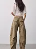 Free People Reef Curved Twill Cargo Pants | Aloe