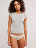 Free People So Soft Seamless Baby Tee | Grey
