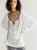 Free People Montreal Oversized Thermal Henley | Ivory