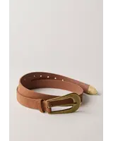 Free People Cannon Suede Belt | Cognac