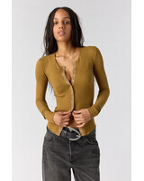 Free People Going Places Cardi | Olive Tapenade