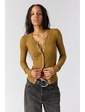 Free People Going Places Cardi | Olive Tapenade