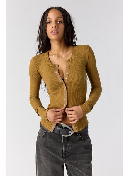 Free People Going Places Cardi | Olive Tapenade
