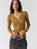 Free People Going Places Cardi | Olive Tapenade