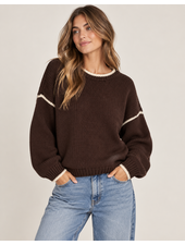 Vero Moda Margot Stitch Pullover | Brown