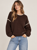 Vero Moda Margot Stitch Pullover | Brown