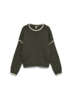 Vero Moda Margot Stitch Pullover | Green