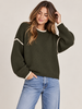 Vero Moda Margot Stitch Pullover | Green