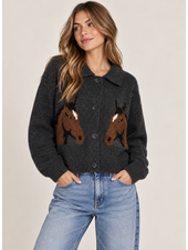 Vero Moda Cavallo Cardigan | Charcoal